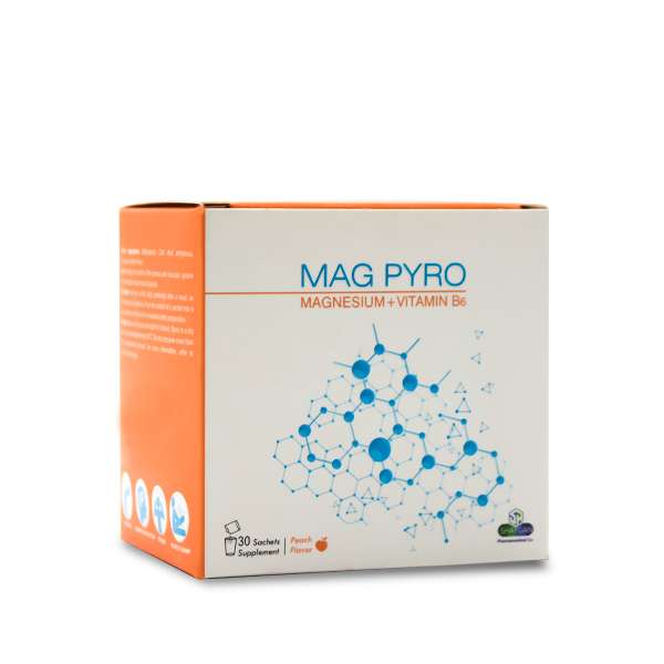 مگ پيرو(منيزيم+ويتامين ب6)/ساشه/دارو افشان شايگان Mag Pyro(Magnesium+Vitamin B6)/Sachets/Shaygan
