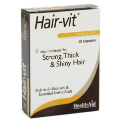 هيرويت/كپسول ژلاتيني /هلث ايد انگلستان HAIR-VIT(StrongThickShiny Hair)/CAP/Health Aid
